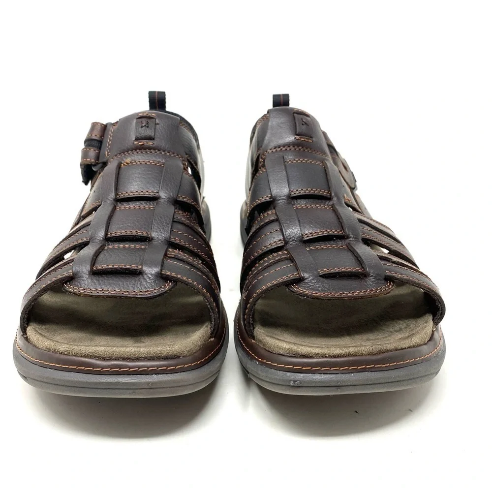 Clarks Merrimack Men’s Sandals Brown Oily Leather